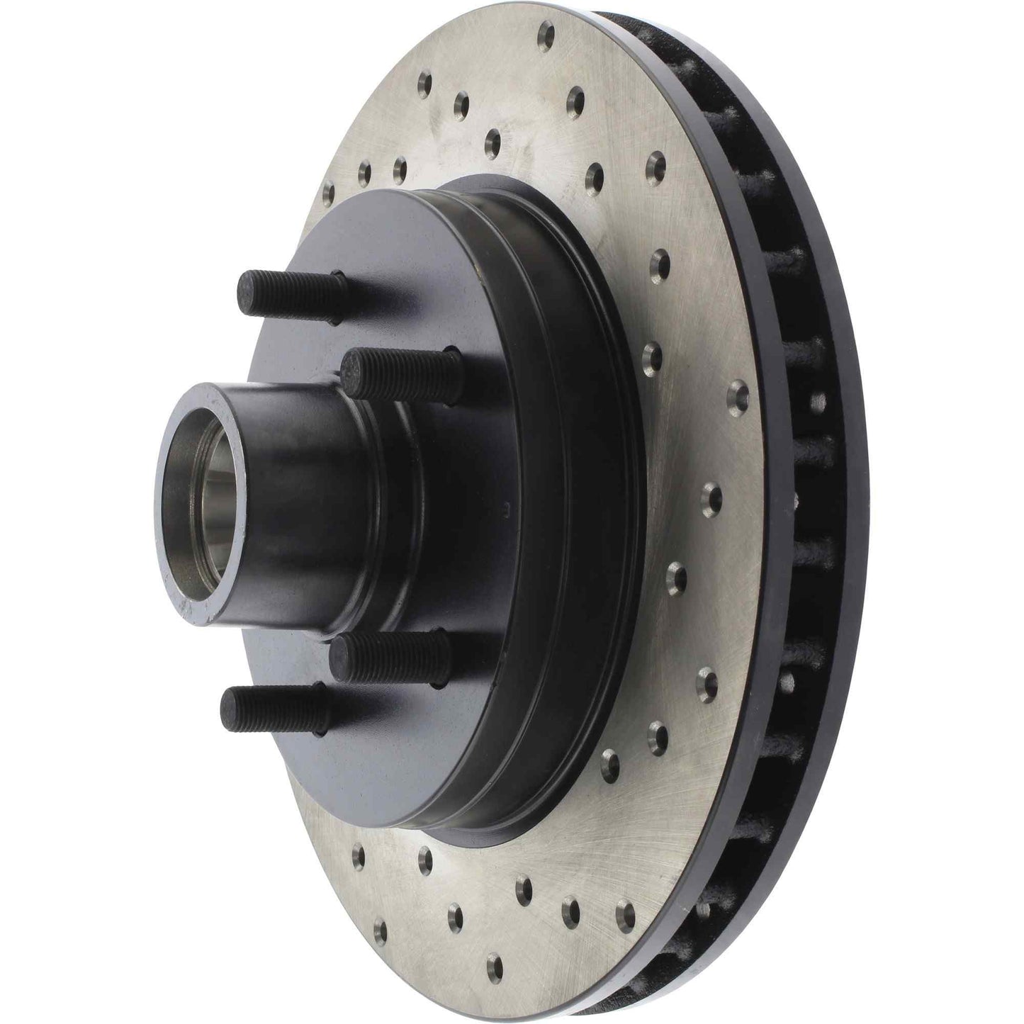 StopTech Sport Cryo Cross Drilled Brake Rotor; Front Left