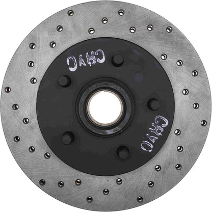 StopTech Sport Cryo Cross Drilled Brake Rotor; Front Right