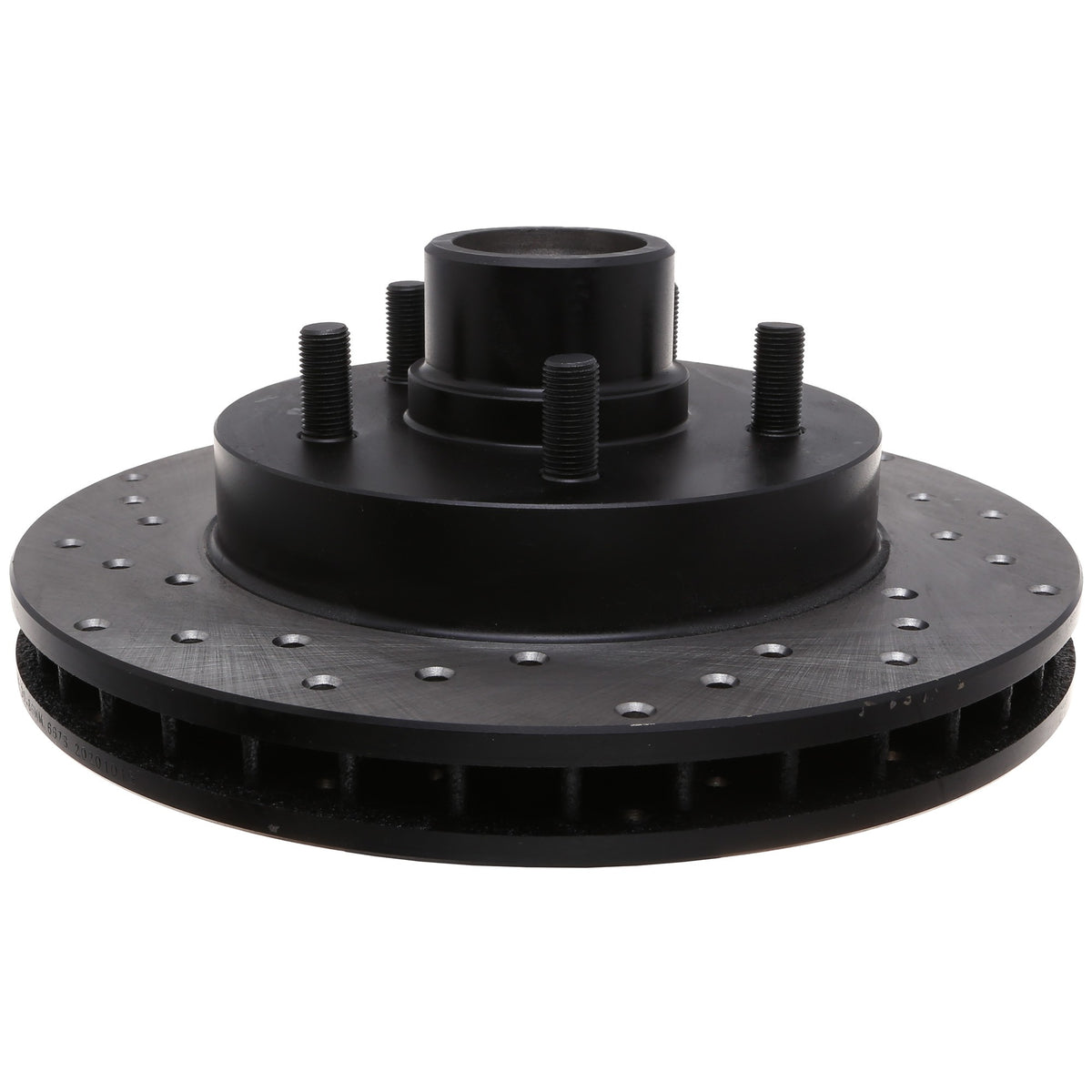 StopTech Sport Cross Drilled Brake Rotor; Front Right