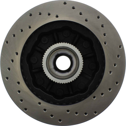 StopTech Sport Cryo Cross Drilled Brake Rotor; Front Right