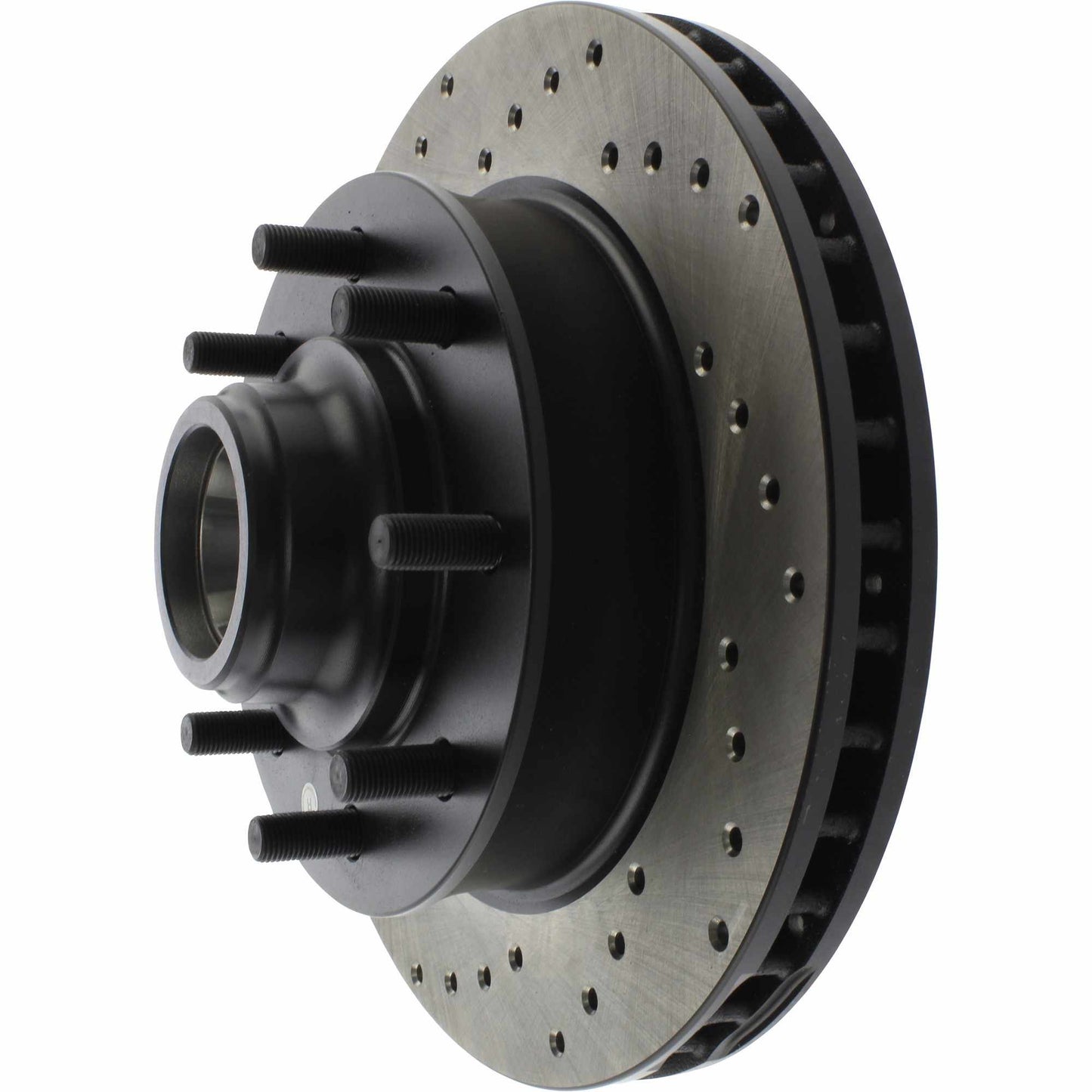 StopTech Sport Cryo Cross Drilled Brake Rotor; Front Right