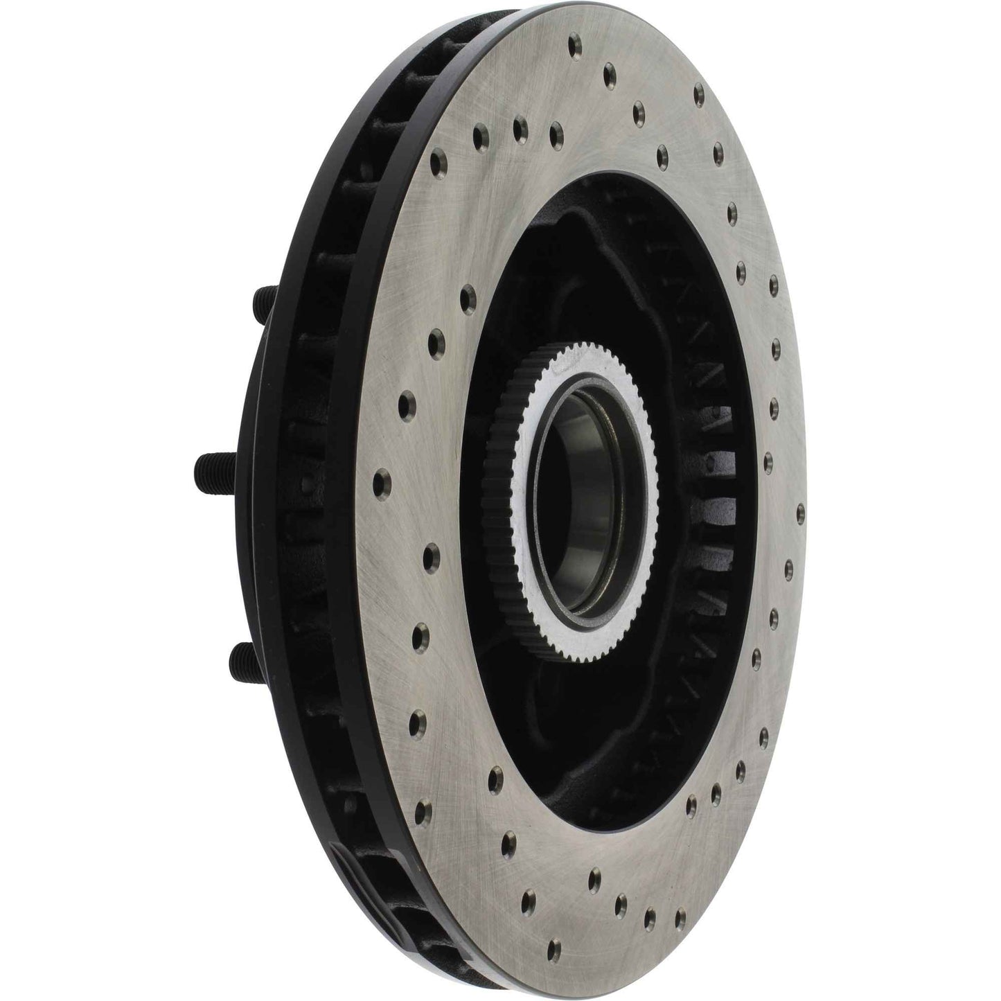StopTech Sport Cryo Cross Drilled Brake Rotor; Front Right