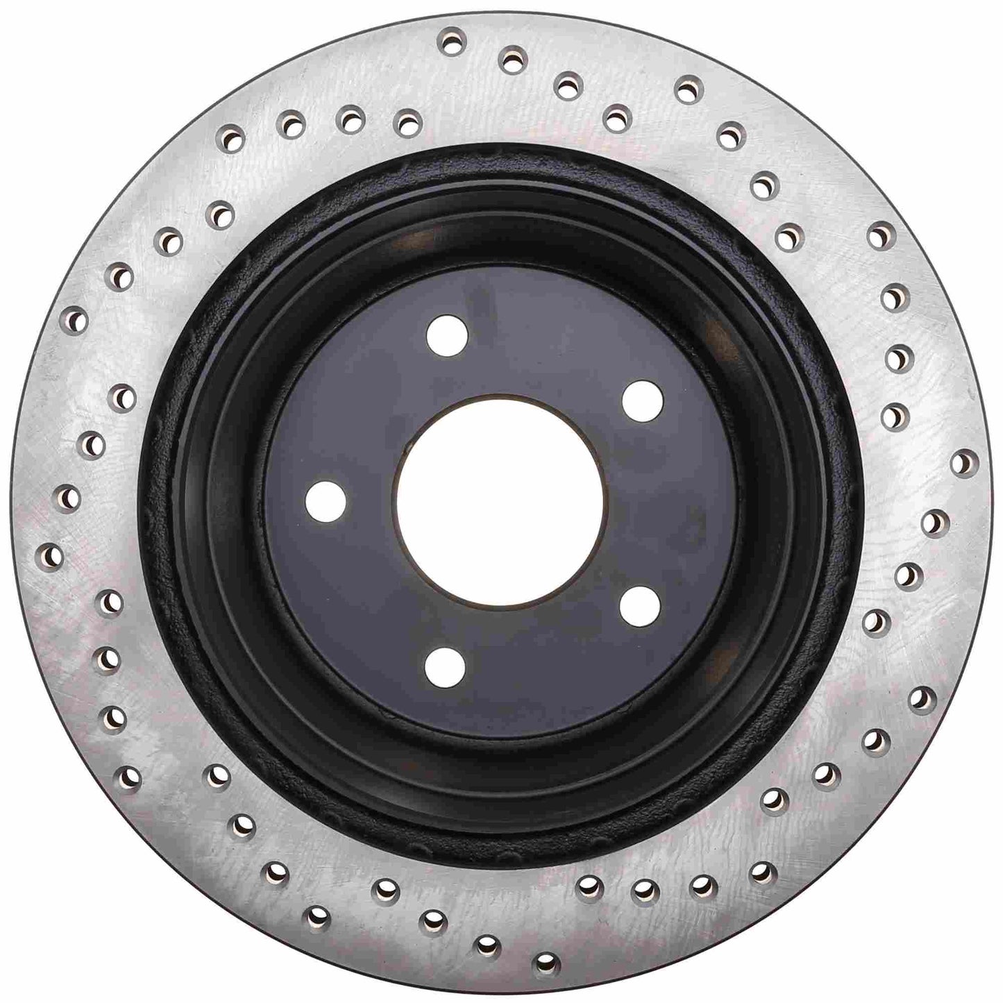 StopTech Sport Cross Drilled Brake Rotor; Rear Right