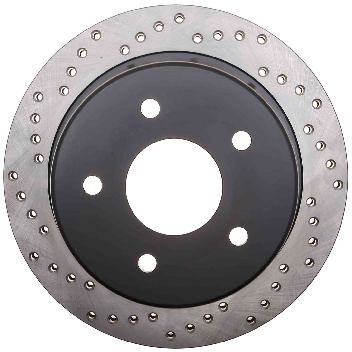 StopTech Sport Cross Drilled Brake Rotor; Rear Right