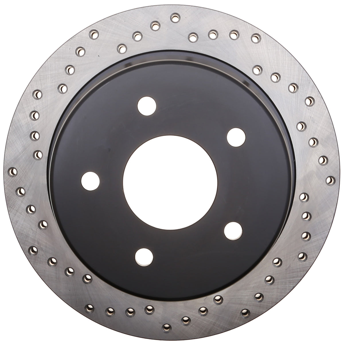 StopTech Sport Cross Drilled Brake Rotor; Rear Right