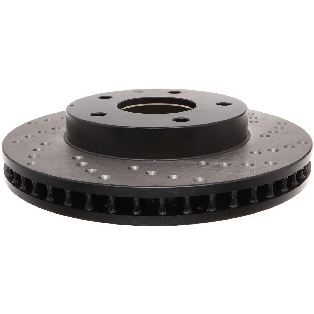 StopTech Sport Cryo Cross Drilled Brake Rotor; Front Left