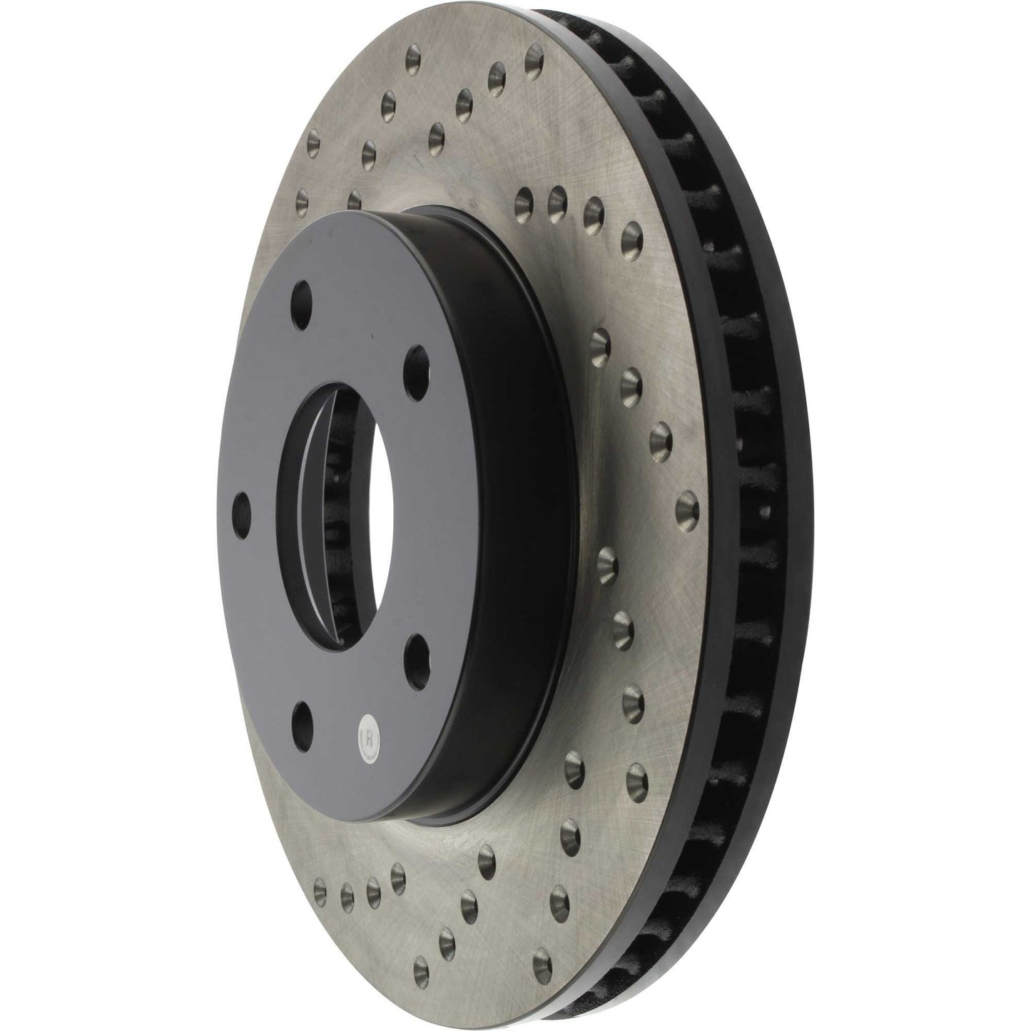 StopTech Sport Cryo Cross Drilled Brake Rotor; Front Right