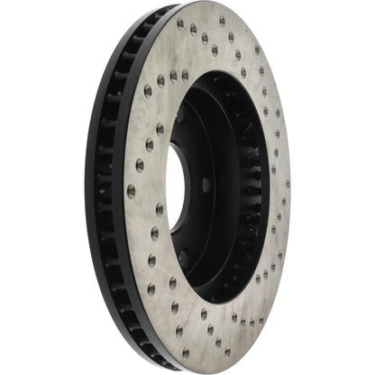 StopTech Sport Cryo Cross Drilled Brake Rotor; Front Right