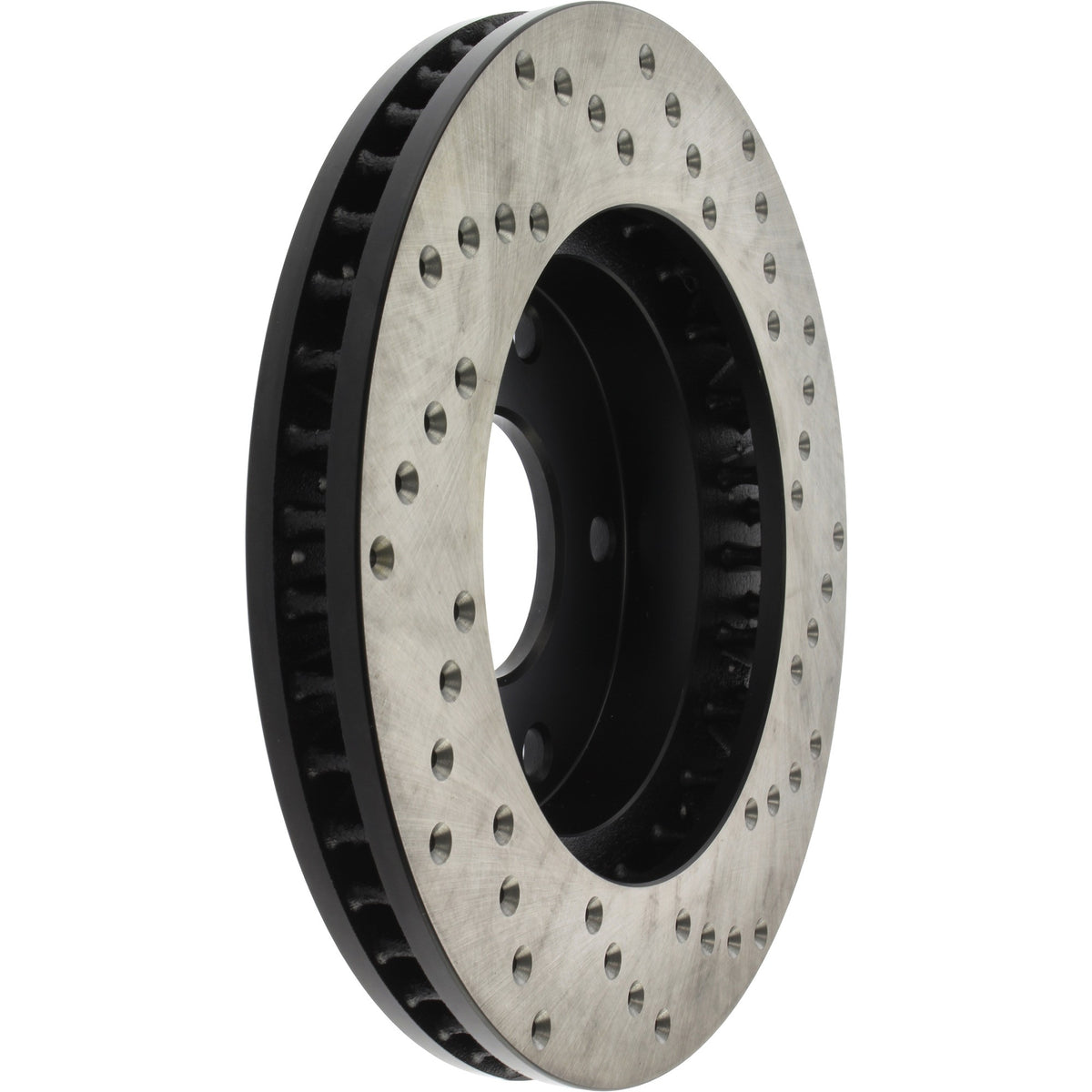 StopTech Sport Cross Drilled Brake Rotor; Front Right