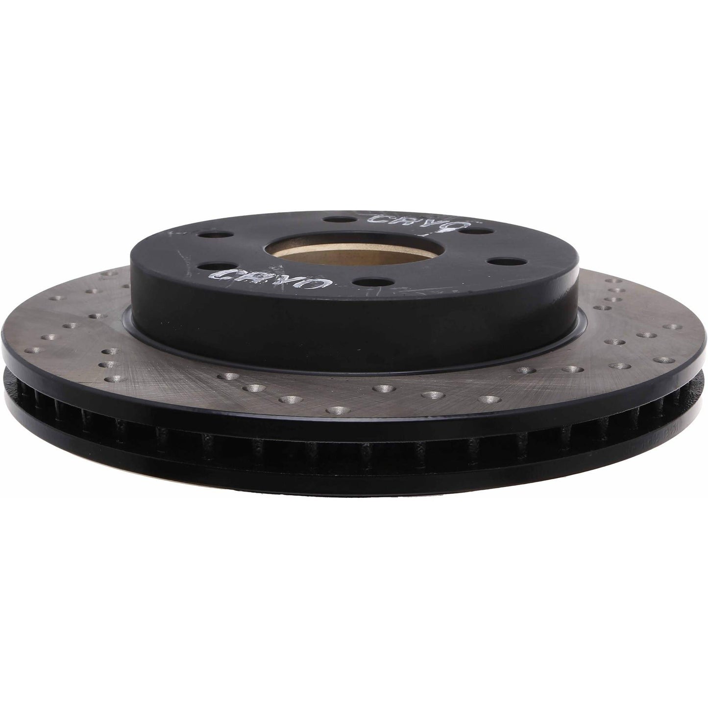 StopTech Sport Cryo Cross Drilled Brake Rotor; Front Left