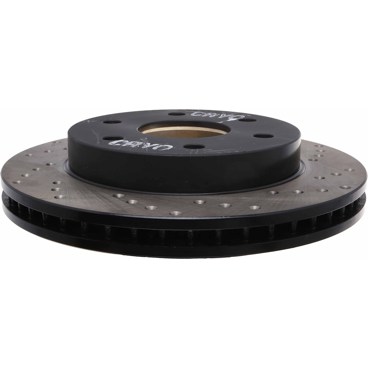 StopTech Sport Cryo Cross Drilled Brake Rotor; Front Left