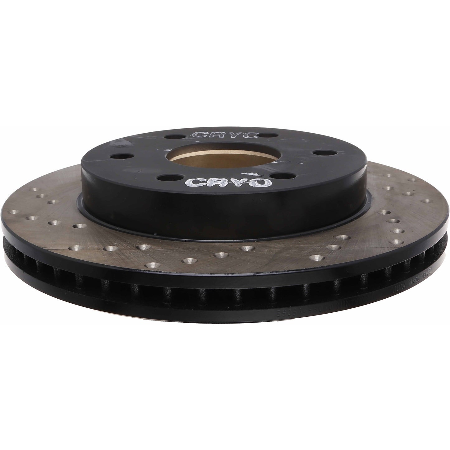StopTech Sport Cryo Cross Drilled Brake Rotor; Front Right