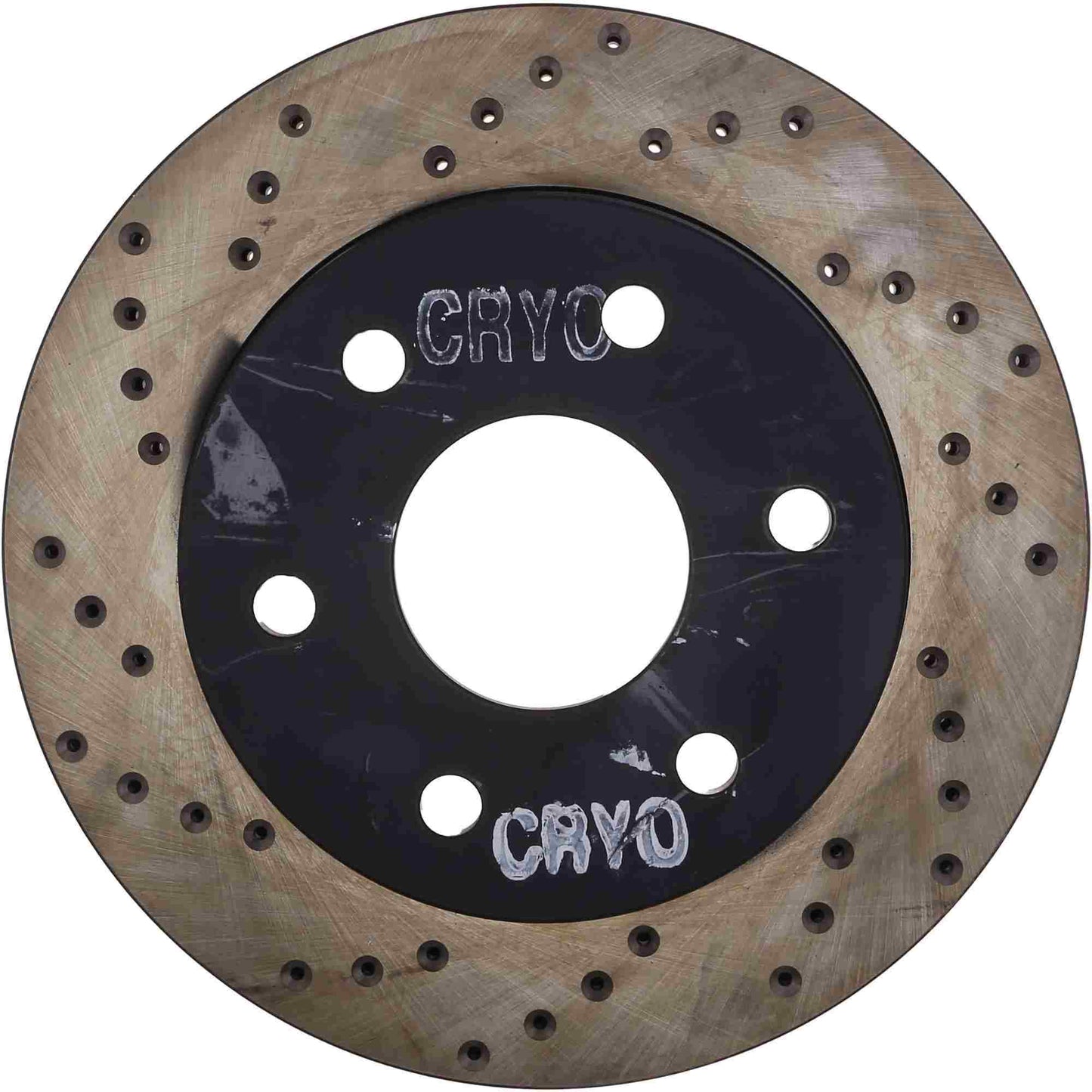 StopTech Sport Cryo Cross Drilled Brake Rotor; Front Right