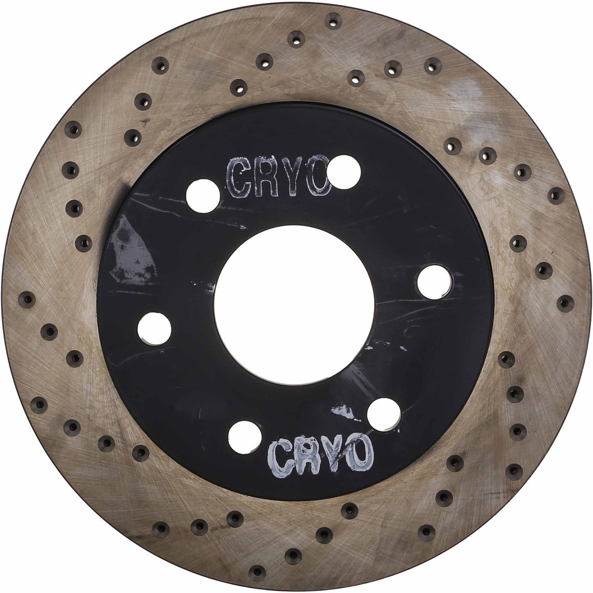 StopTech Sport Cryo Cross Drilled Brake Rotor; Front Right