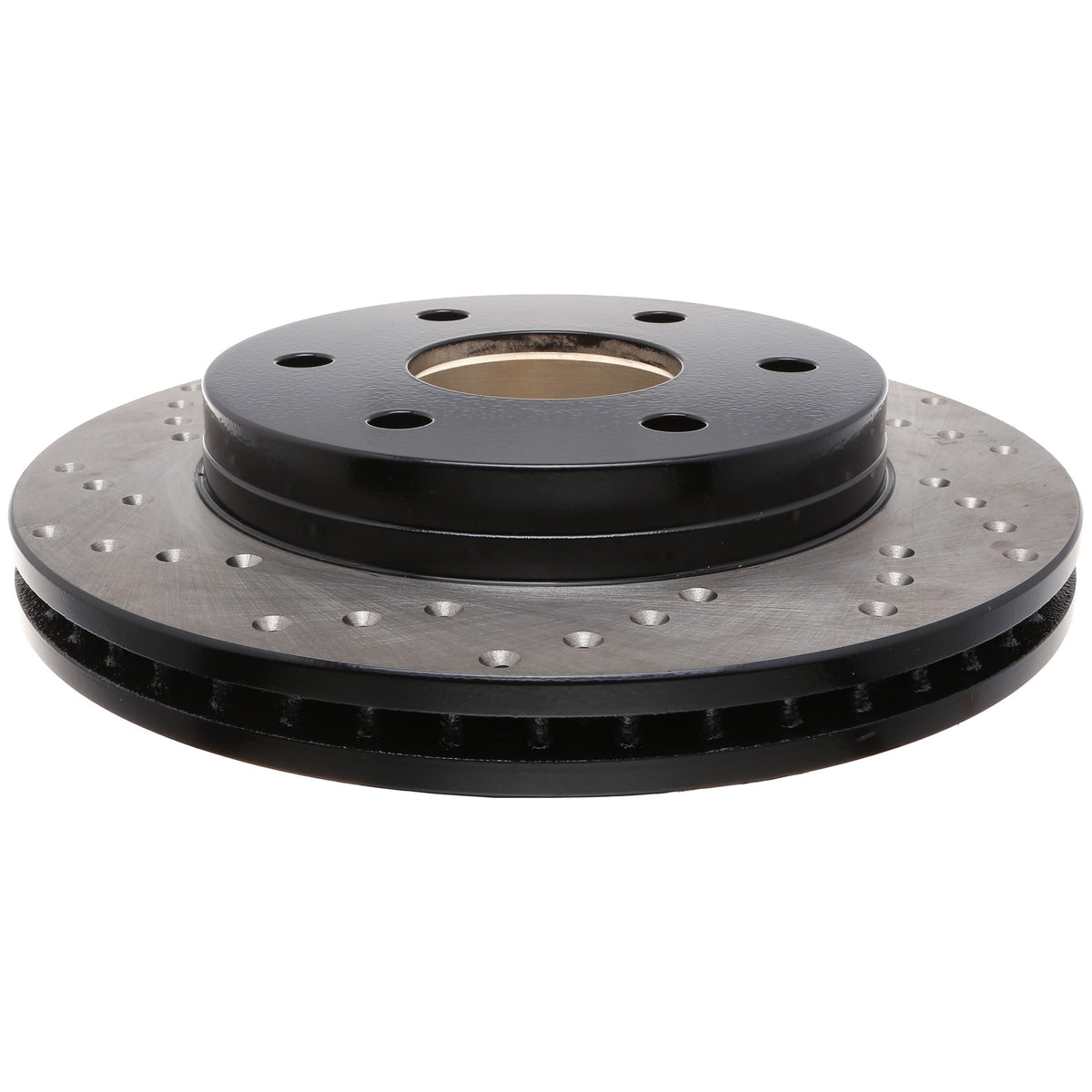 StopTech Sport Cross Drilled Brake Rotor; Front Right