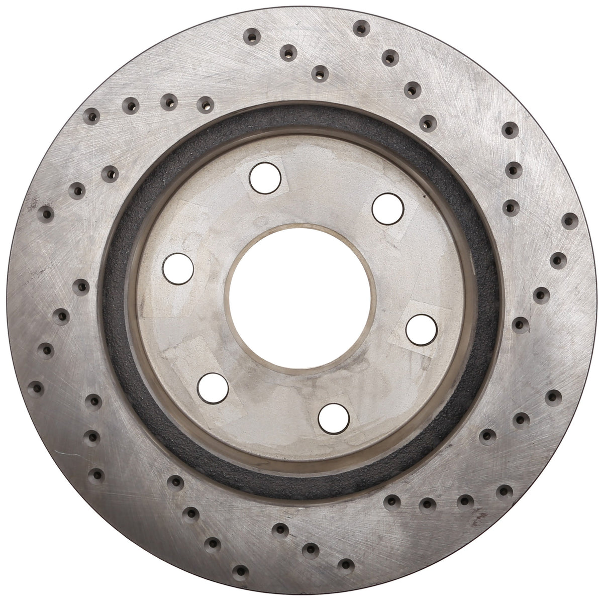 StopTech Sport Cross Drilled Brake Rotor; Front Right