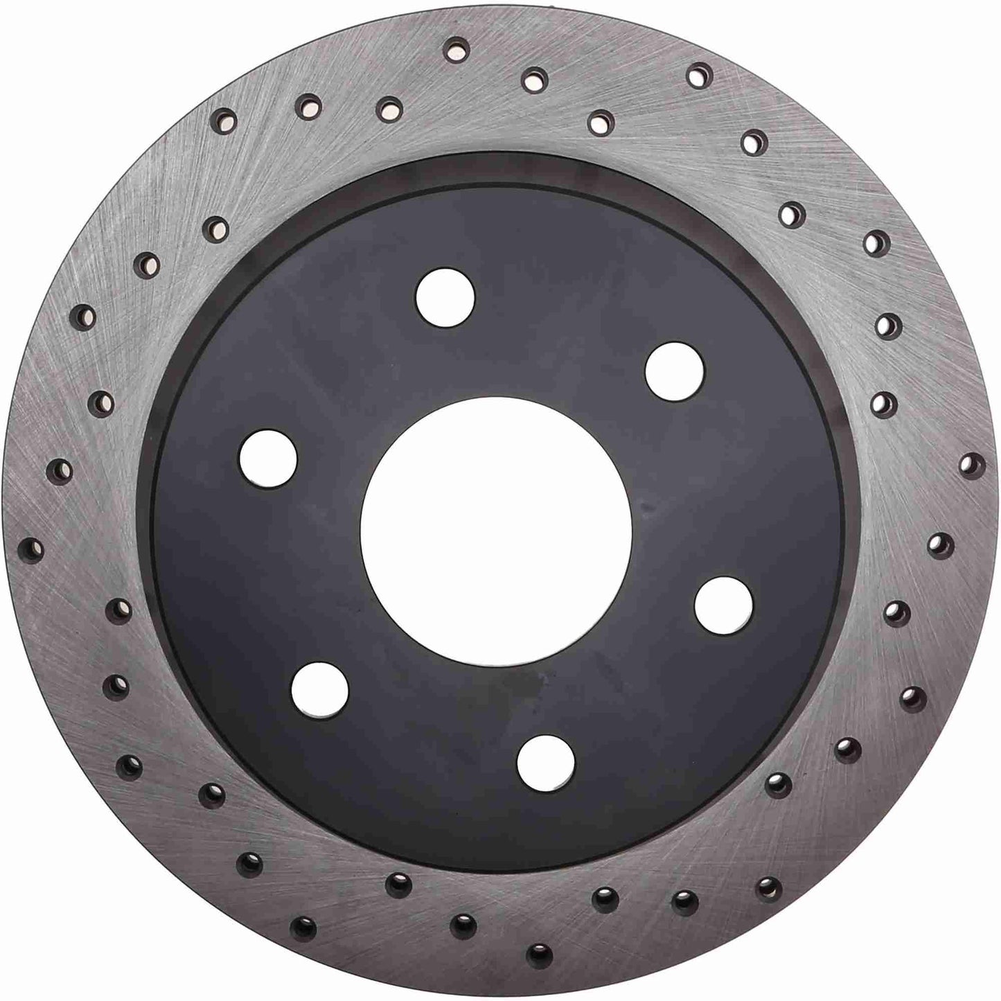 StopTech Sport Cross Drilled Brake Rotor; Rear Left