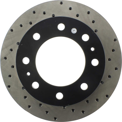 StopTech Sport Cryo Cross Drilled Brake Rotor; Front Left