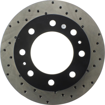 StopTech Sport Cryo Cross Drilled Brake Rotor; Front Left