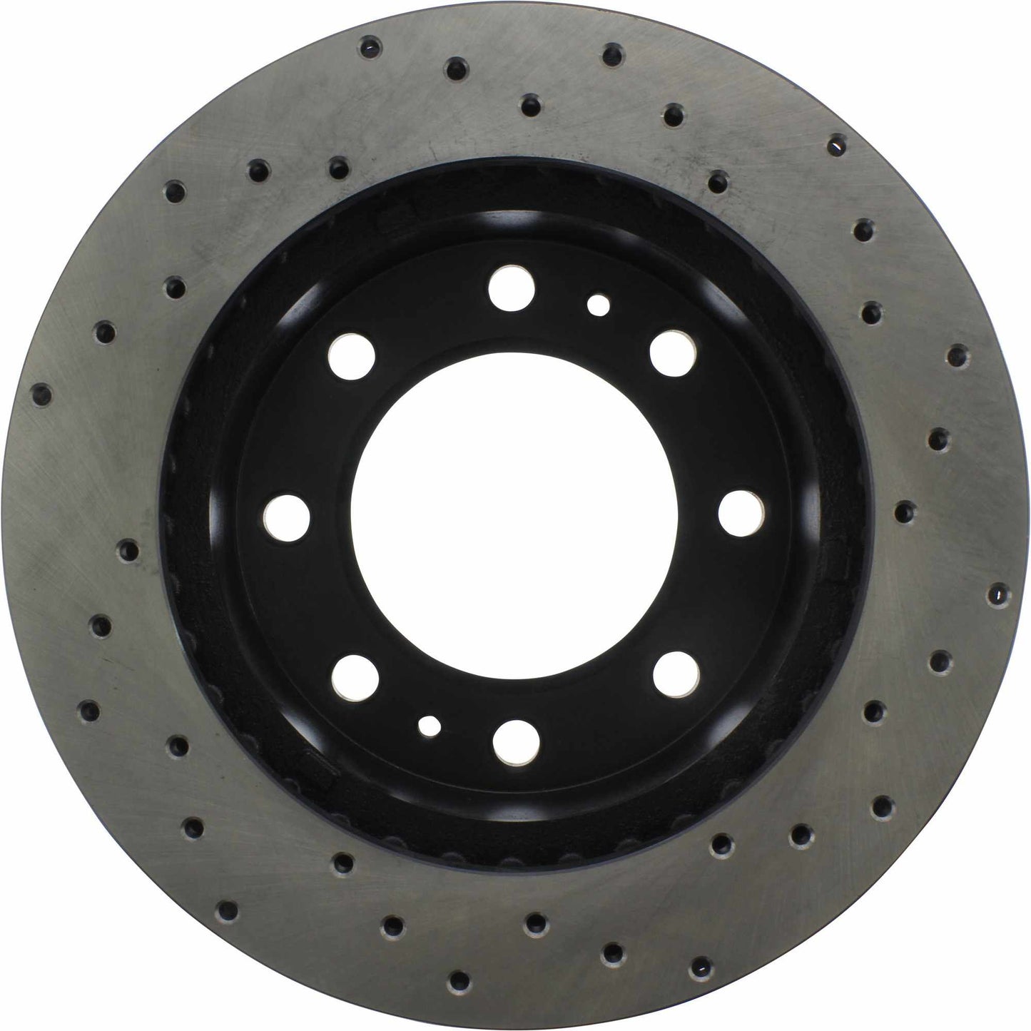 StopTech Sport Cross Drilled Brake Rotor; Front Right