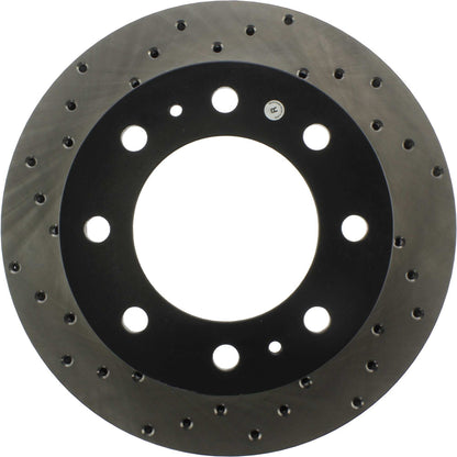 StopTech Sport Cross Drilled Brake Rotor; Front Right