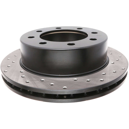 StopTech Sport Cryo Cross Drilled Brake Rotor; Rear Left