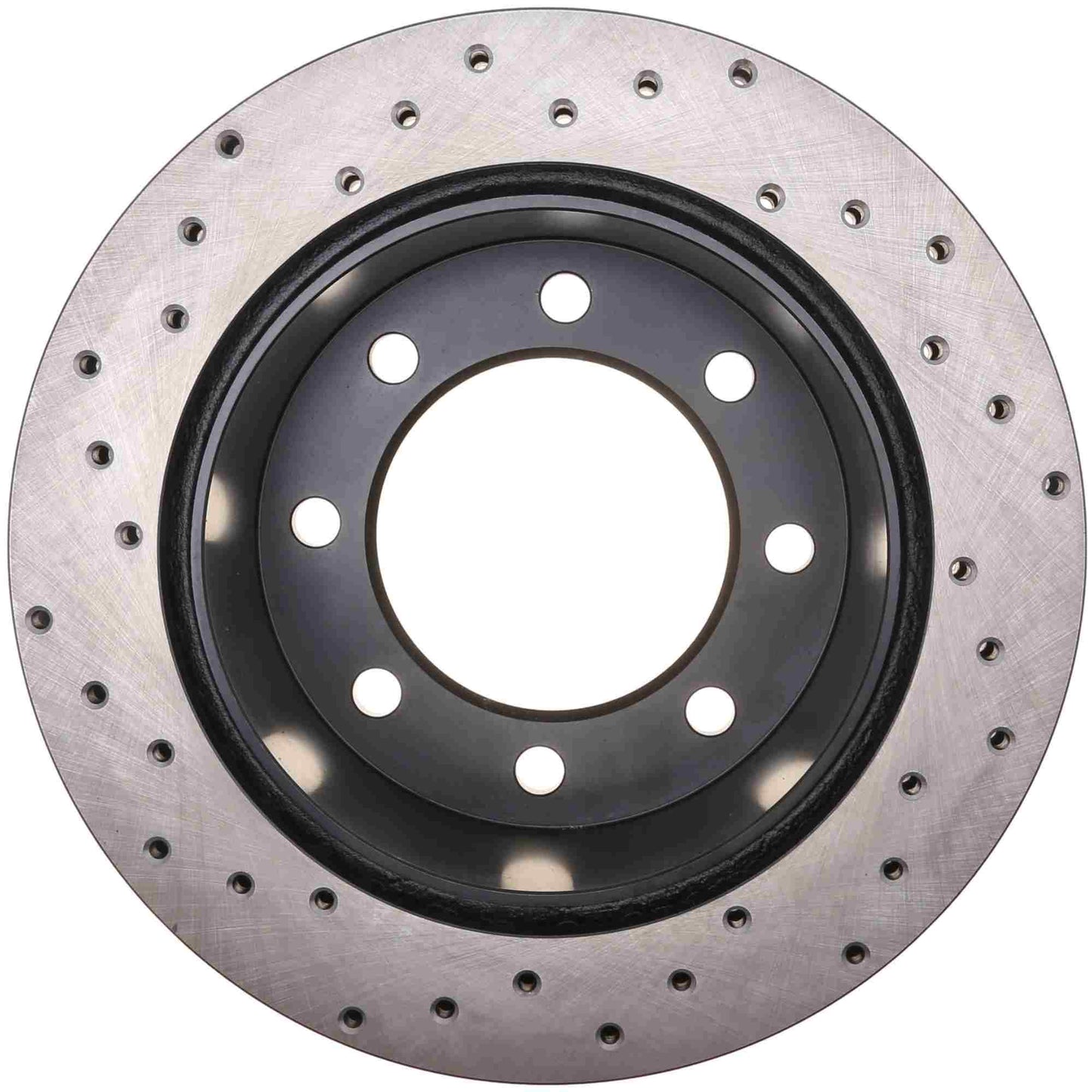 StopTech Sport Cryo Cross Drilled Brake Rotor; Rear Left
