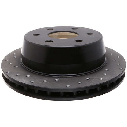 StopTech Sport Cross Drilled Brake Rotor; Rear Right
