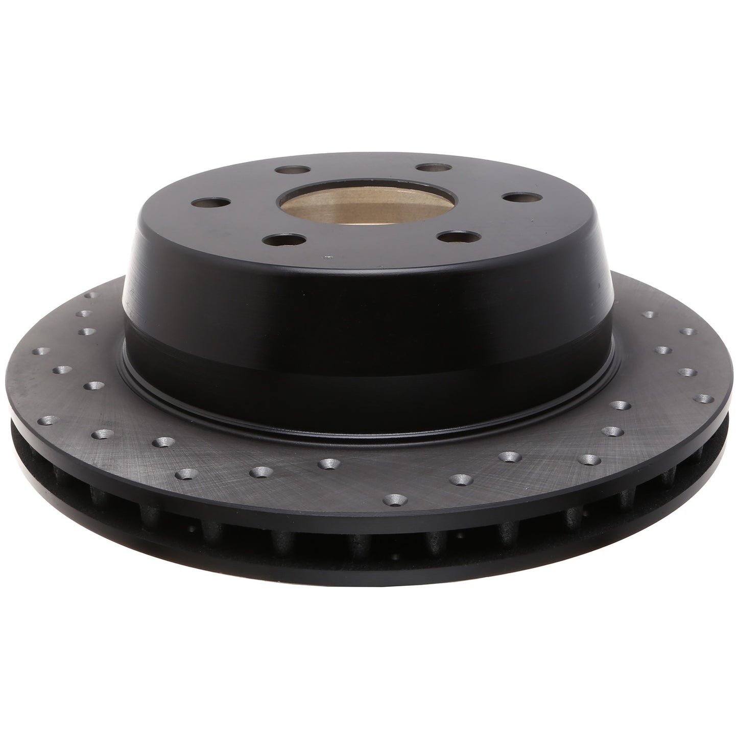 StopTech Sport Cross Drilled Brake Rotor; Rear Right