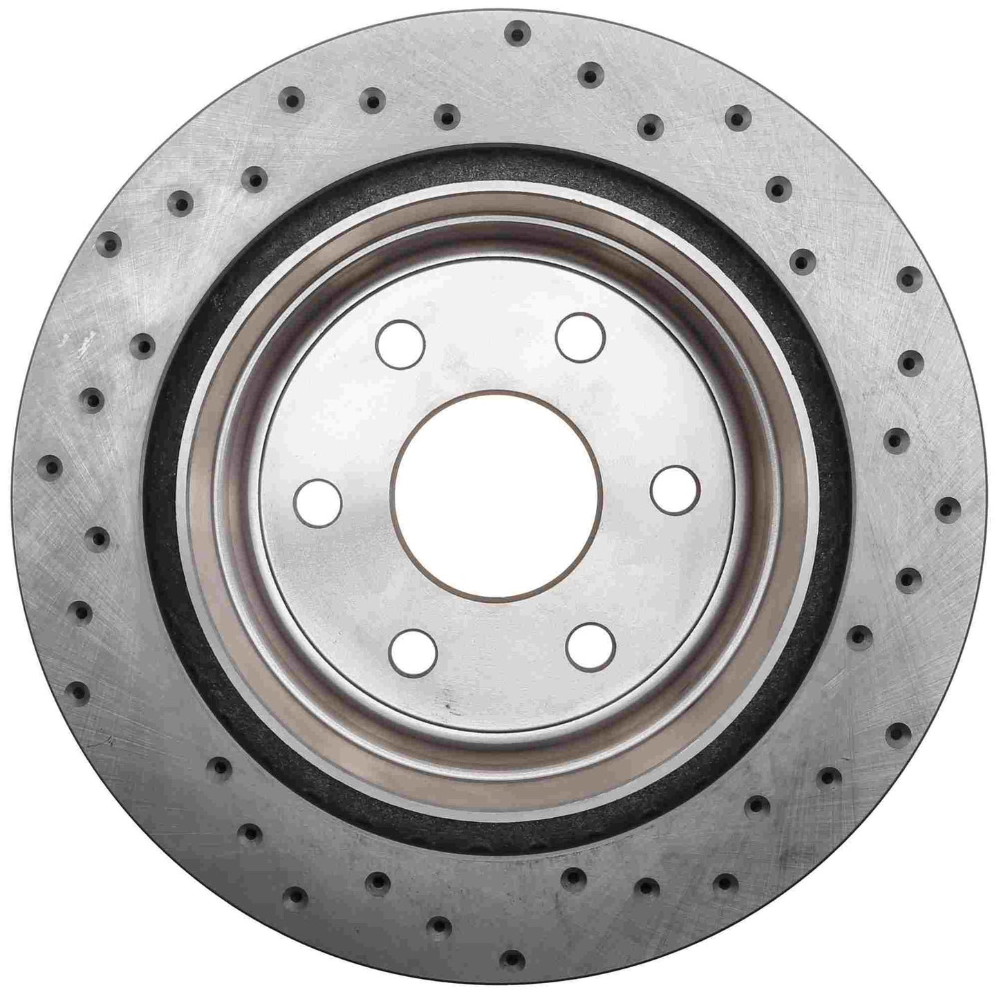 StopTech Sport Cross Drilled Brake Rotor; Rear Right