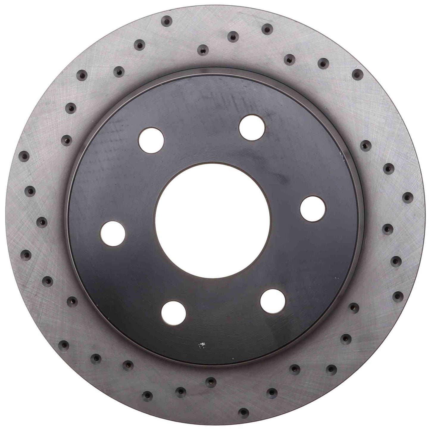 StopTech Sport Cross Drilled Brake Rotor; Rear Right