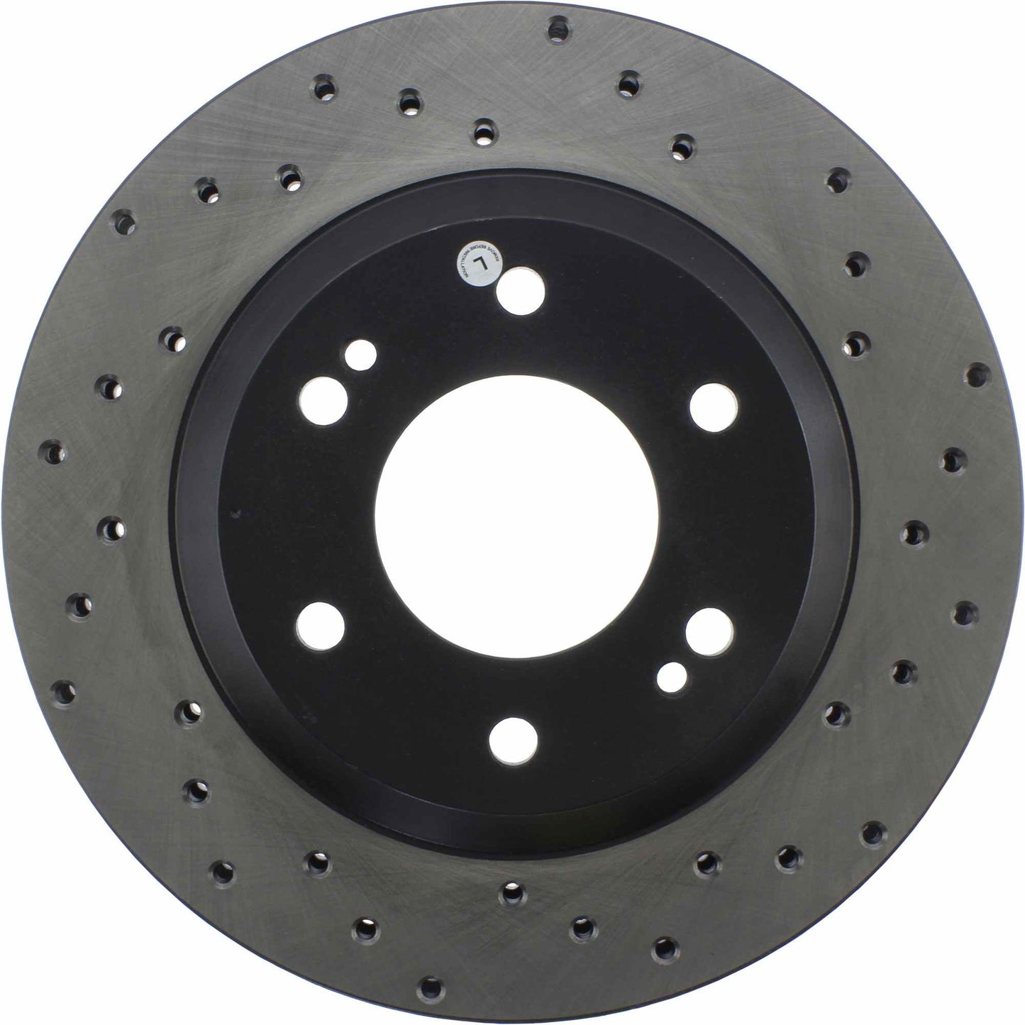 StopTech Sport Cryo Cross Drilled Brake Rotor; Front Left
