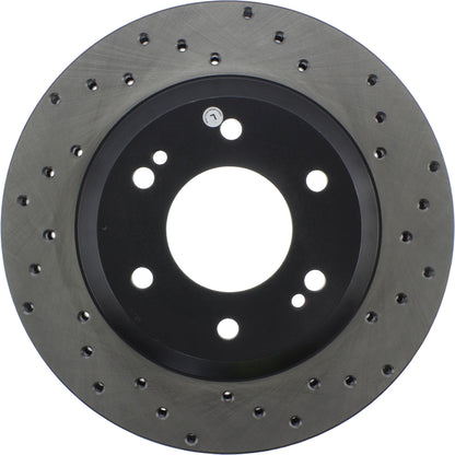 StopTech Sport Cryo Cross Drilled Brake Rotor; Front Left