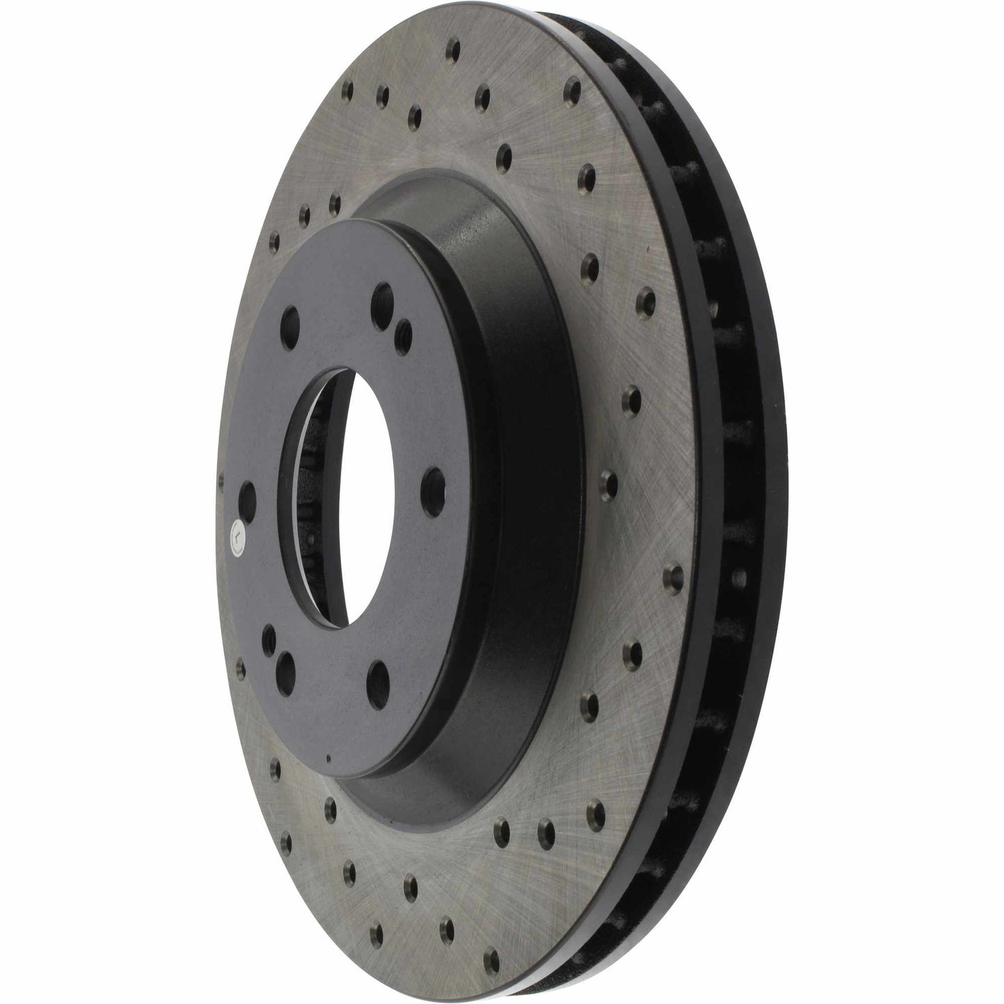 StopTech Sport Cryo Cross Drilled Brake Rotor; Front Left