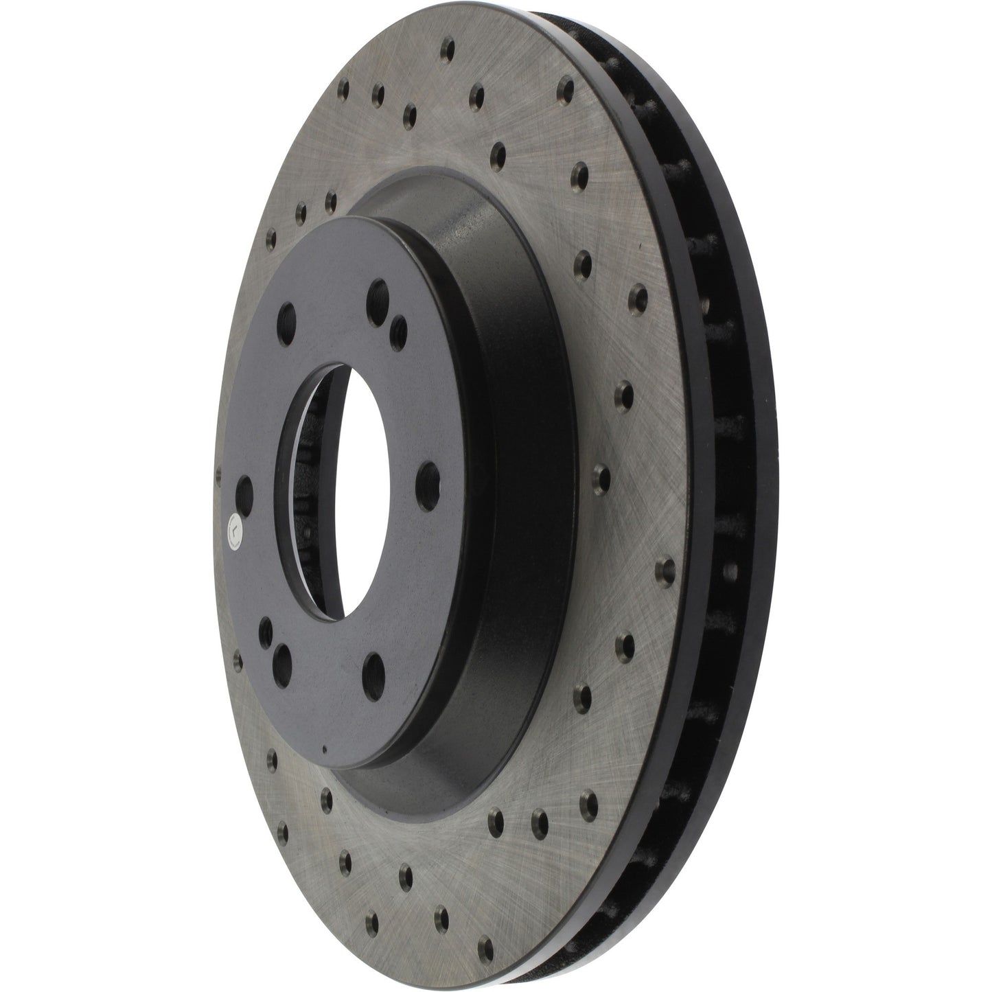 StopTech Sport Cryo Cross Drilled Brake Rotor; Front Left