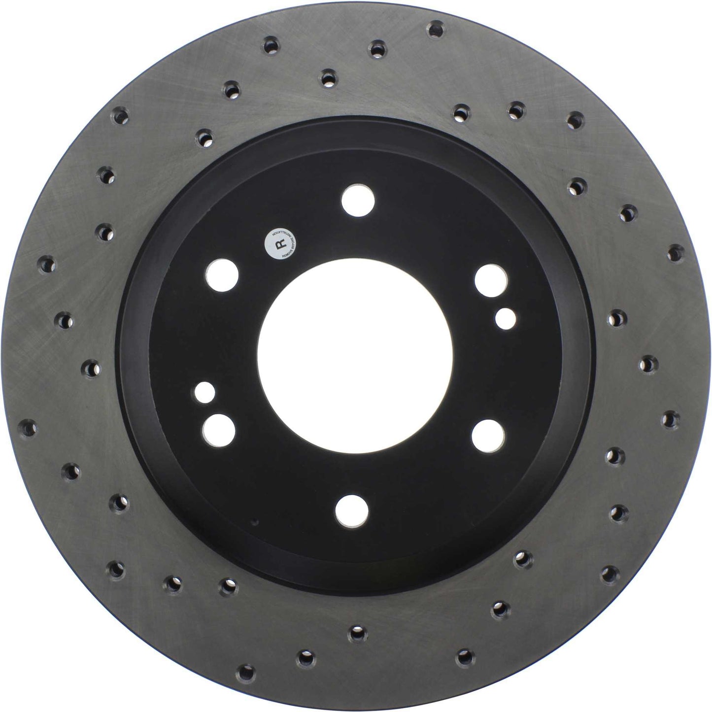 StopTech Sport Cryo Cross Drilled Brake Rotor; Front Right