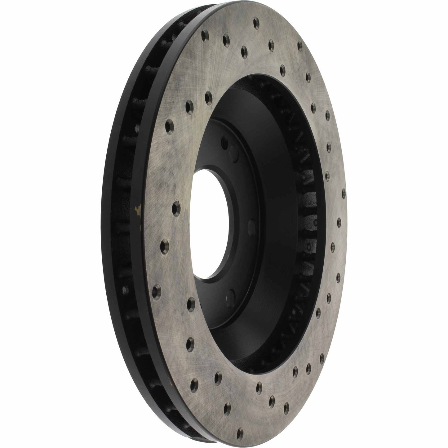 StopTech Sport Cross Drilled Brake Rotor; Front Right