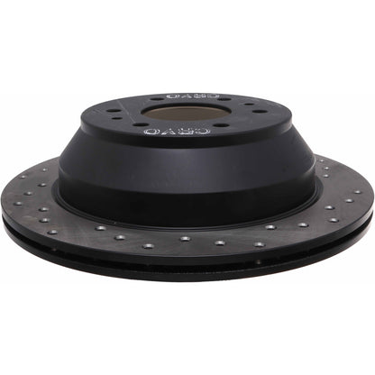 StopTech  Sport Cryo Cross Drilled Brake Rotor; Rear Left