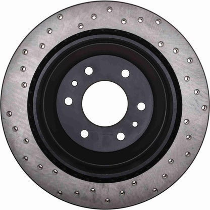 StopTech  Sport Cryo Cross Drilled Brake Rotor; Rear Left