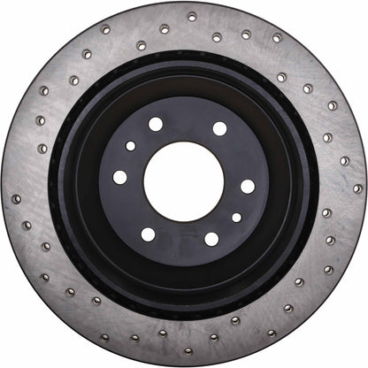 StopTech  Sport Cryo Cross Drilled Brake Rotor; Rear Left