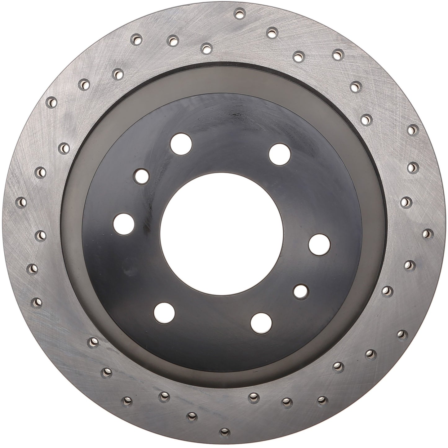 StopTech Sport Cross Drilled Brake Rotor; Rear Left
