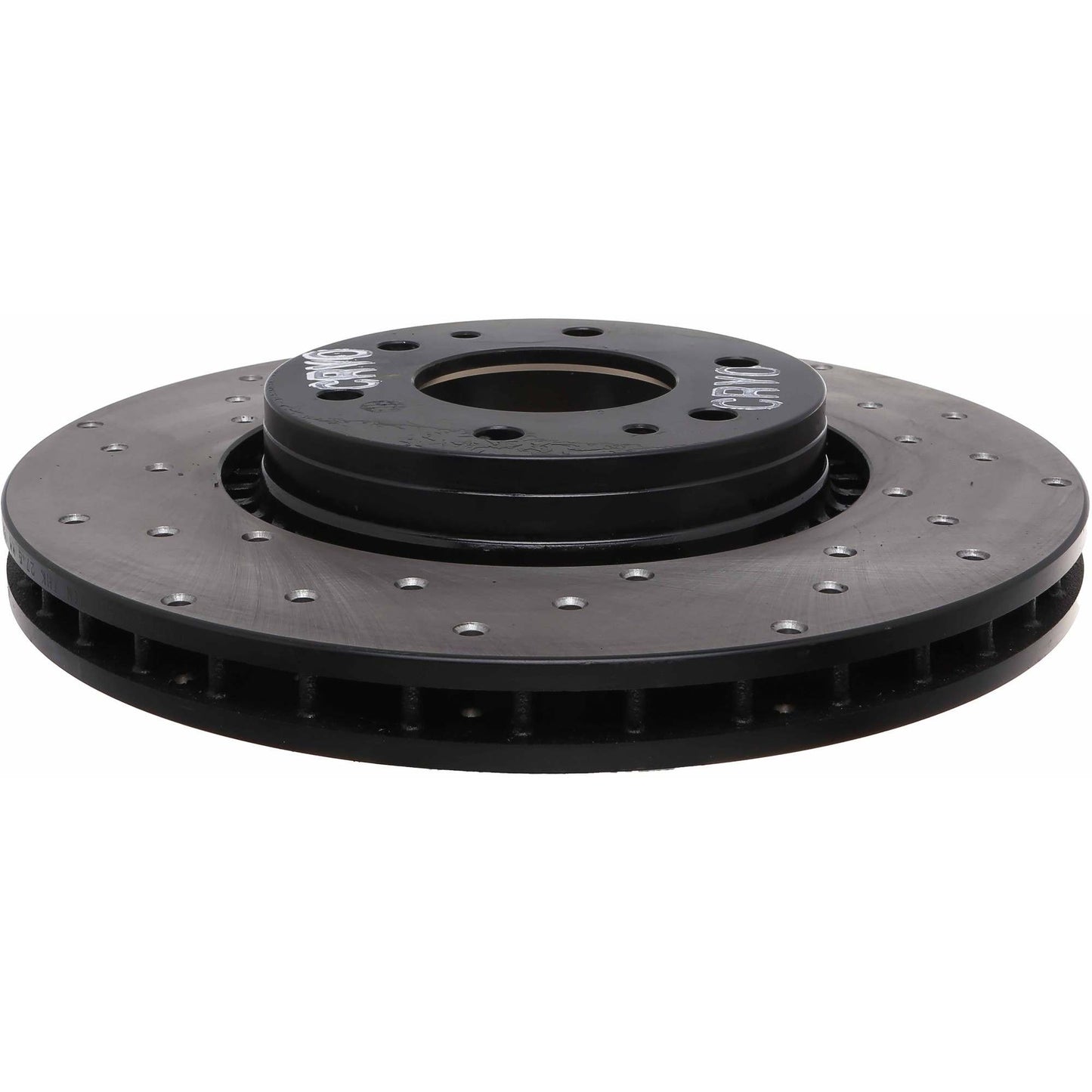 StopTech Sport Cryo Cross Drilled Brake Rotor; Front Left