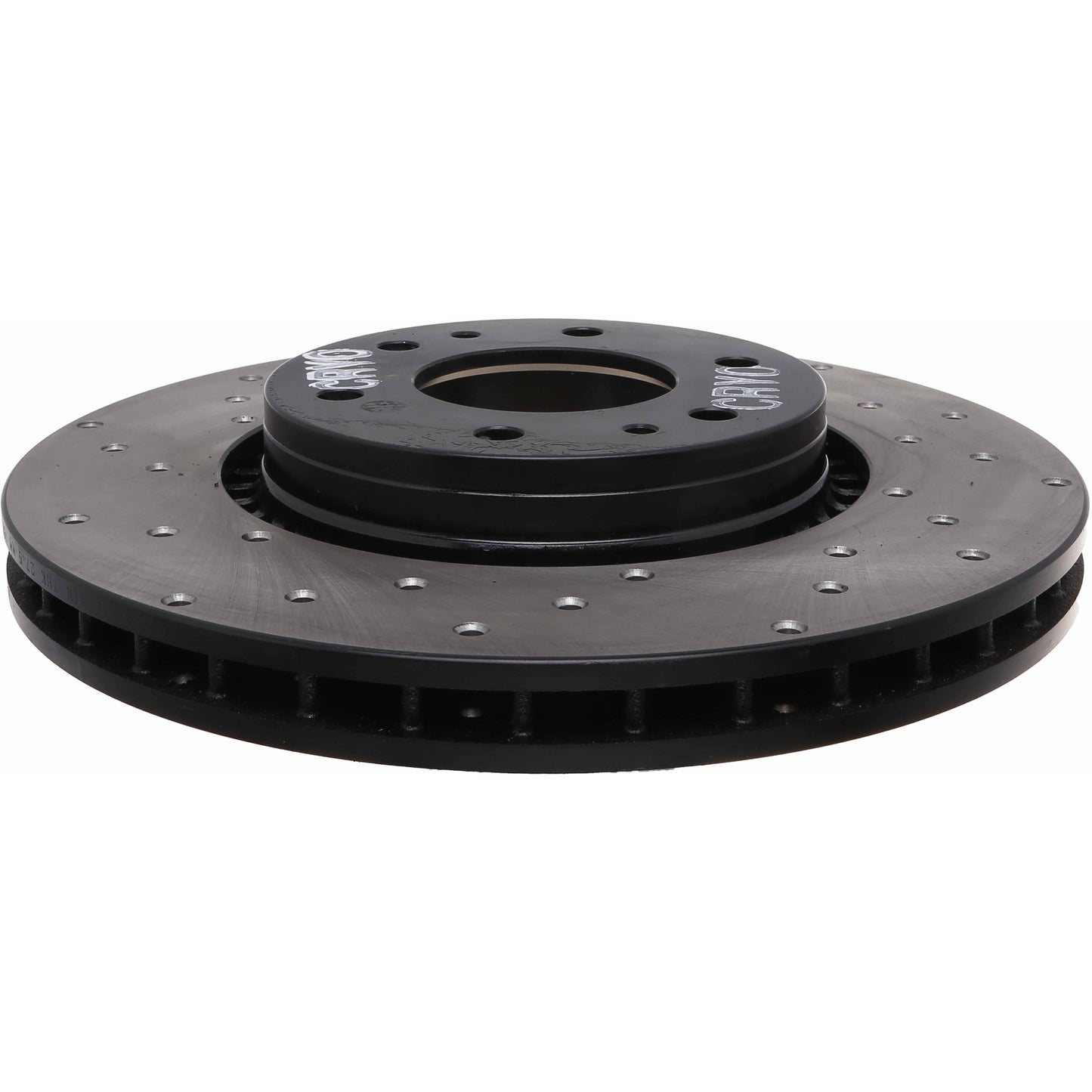 StopTech Sport Cryo Cross Drilled Brake Rotor; Front Left