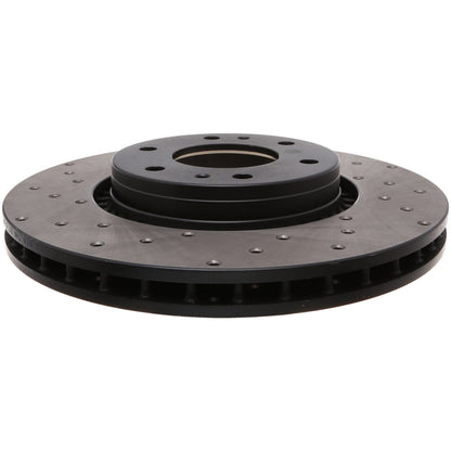 StopTech Sport Cryo Cross Drilled Brake Rotor; Front Right