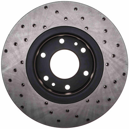 StopTech Sport Cryo Cross Drilled Brake Rotor; Front Right