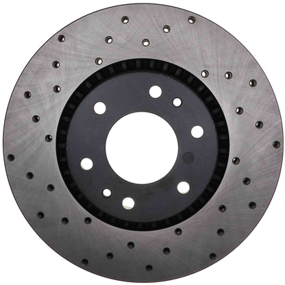 StopTech Sport Cryo Cross Drilled Brake Rotor; Front Right