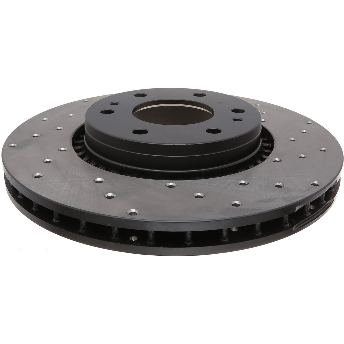 StopTech Sport Cross Drilled Brake Rotor; Front Right