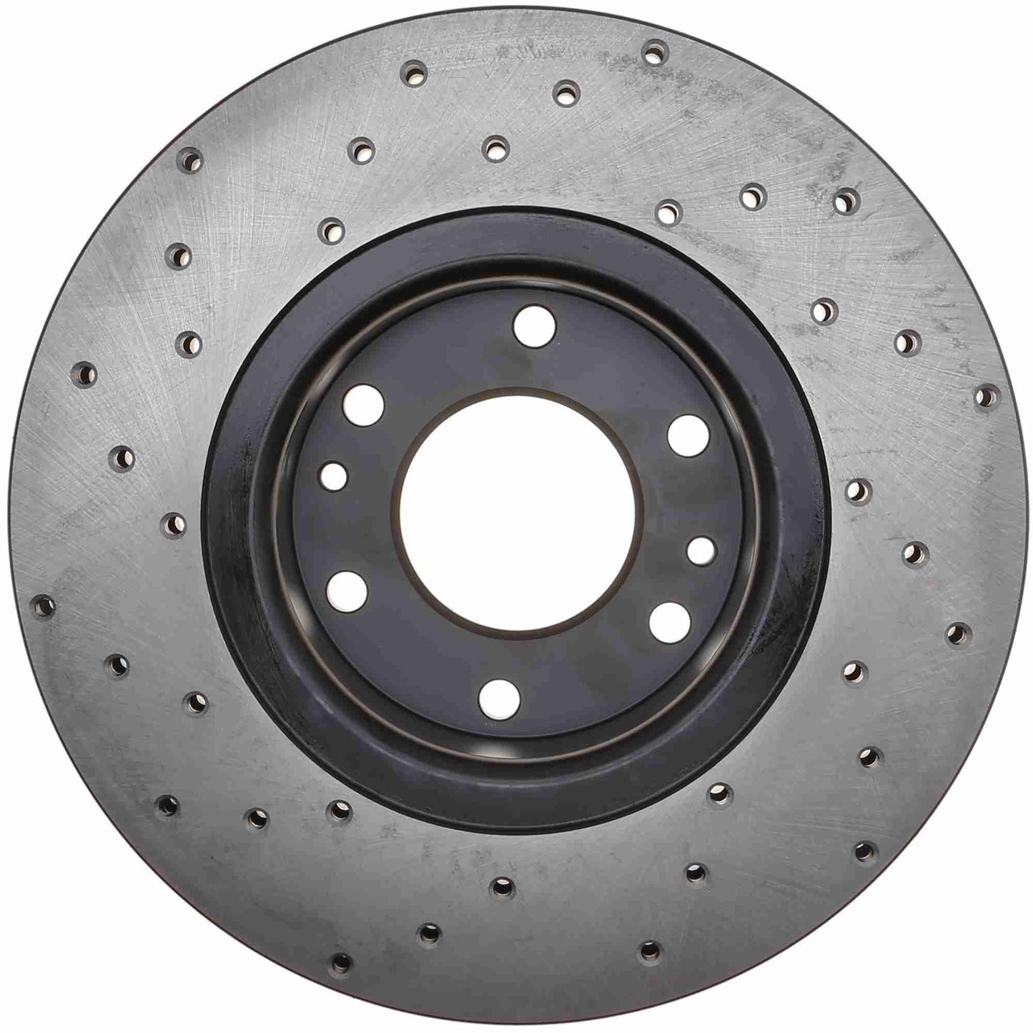 StopTech Sport Cross Drilled Brake Rotor; Front Right