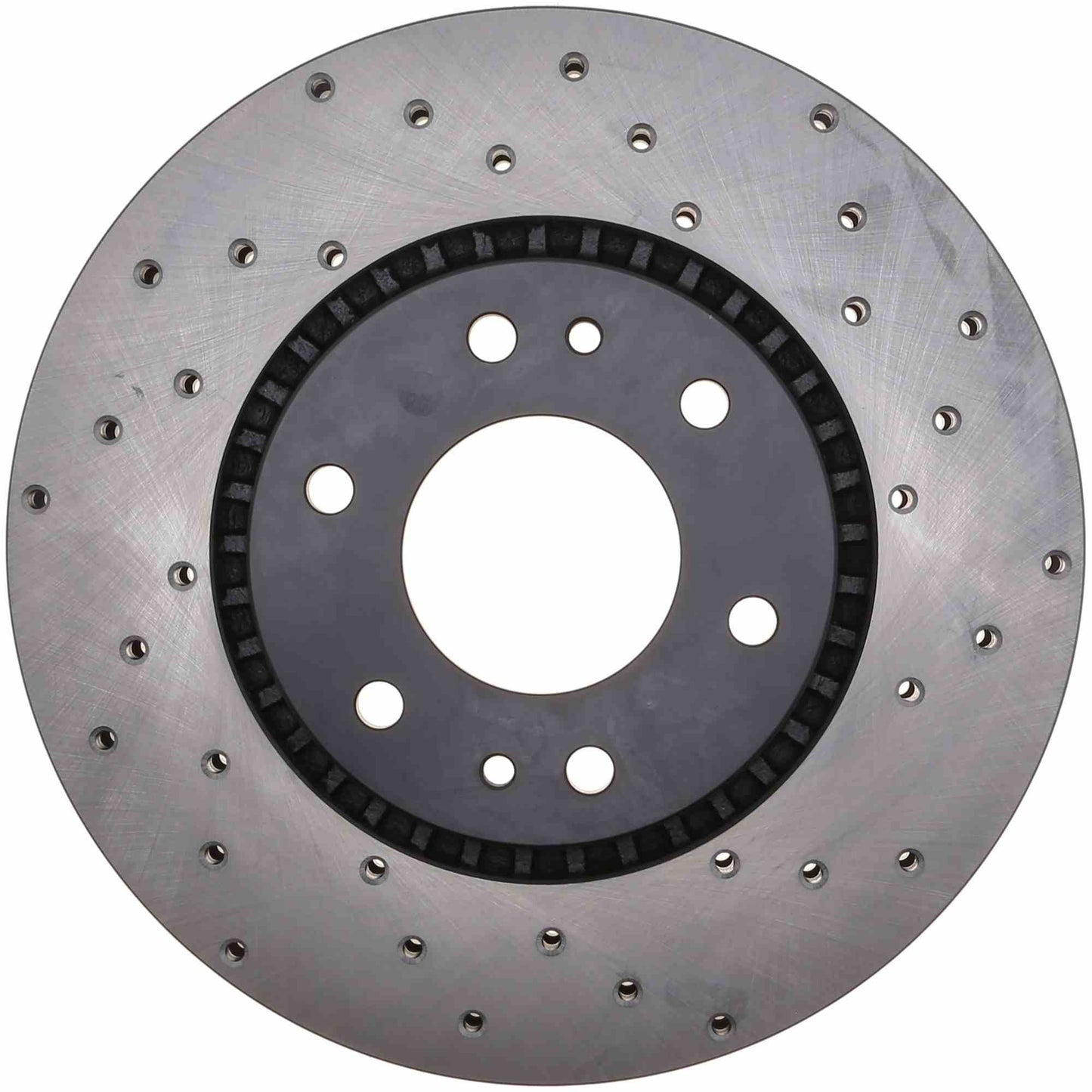 StopTech Sport Cross Drilled Brake Rotor; Front Right