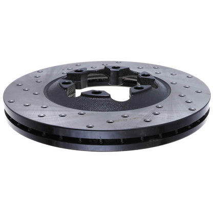 StopTech Sport Cross Drilled Brake Rotor; Front Right